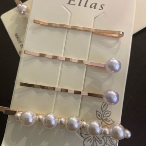 Pearl hair accessories set